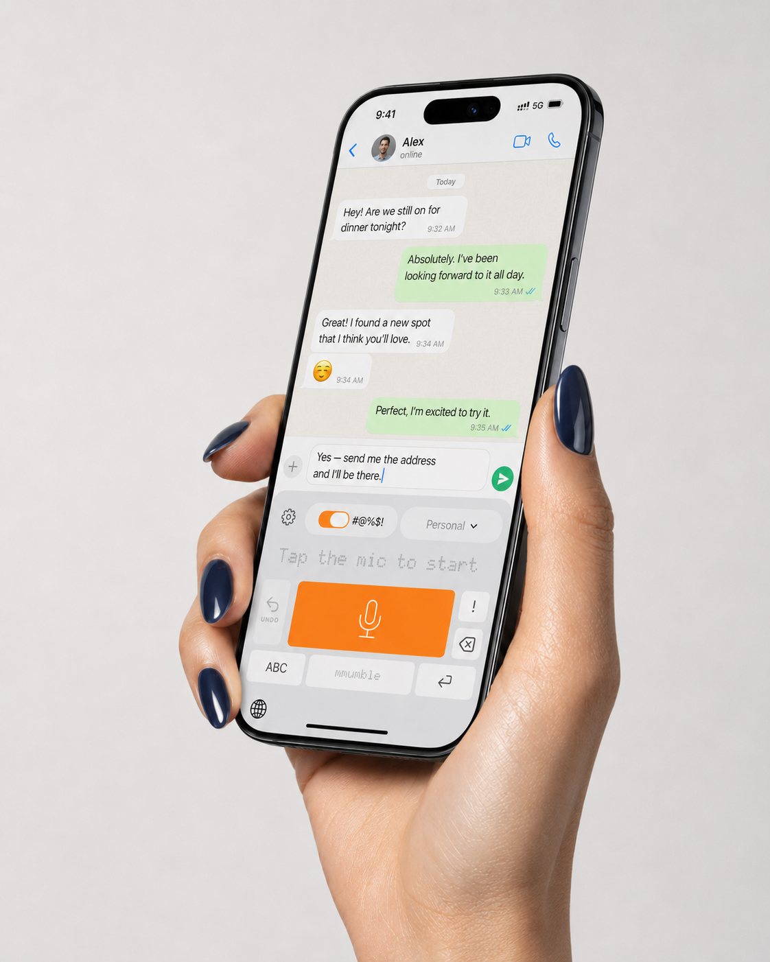mmumble used in WhatsApp